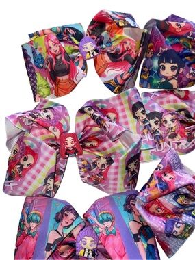 K-pop demon hunter hair bow
